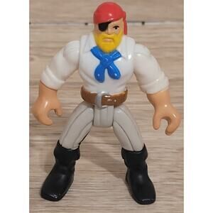 2002 Imaginext Buccaneer Bay Pirates Boat Captain 2.5" Action Figure Loose Toy